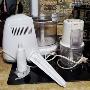 Waring blender, Black & Decker food processor